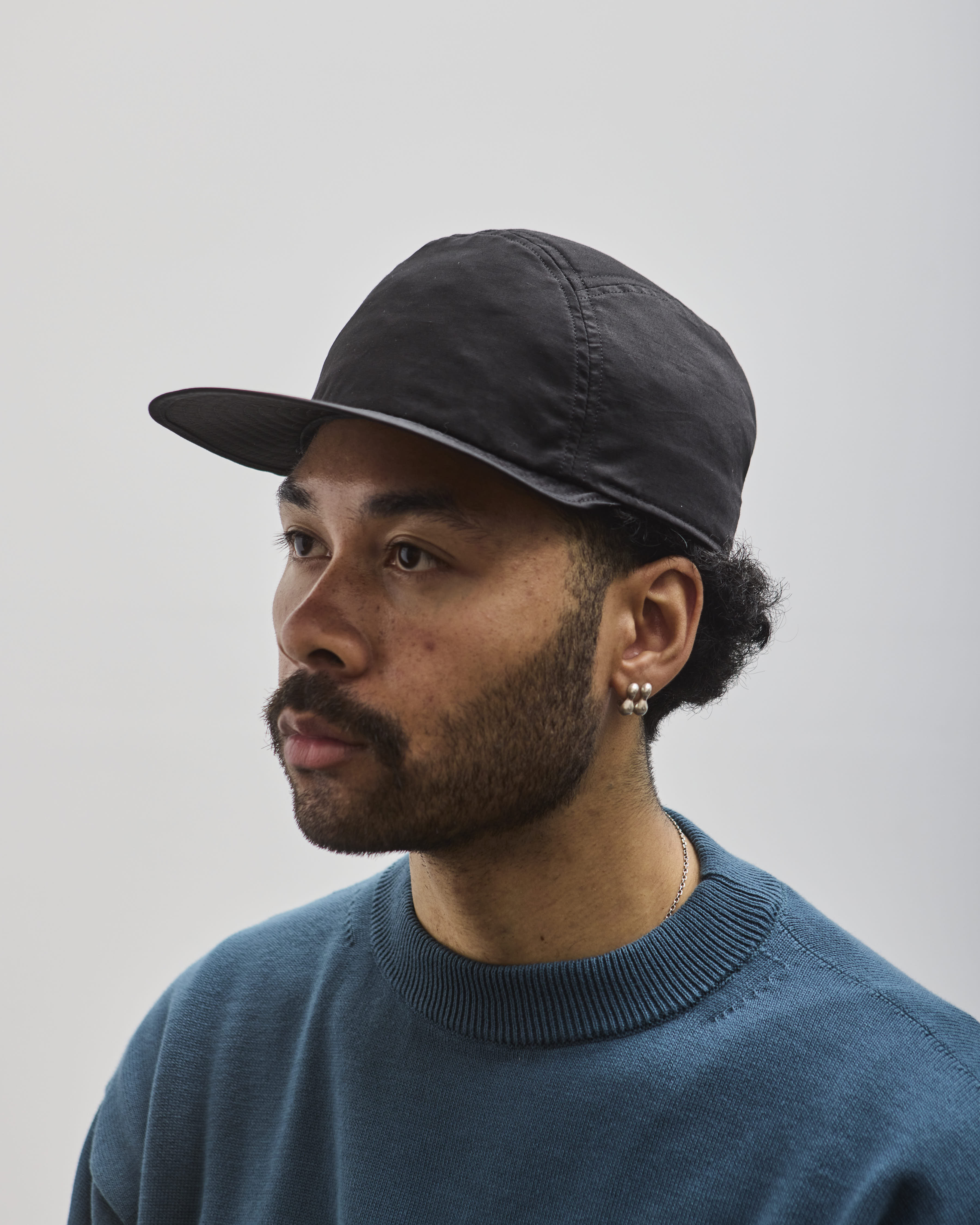 A.R.P. Cotton Crusher Hat Black Cotton Crusher Hat