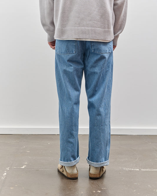 Arpenteur Five Pocket Pant, Bleached Denim