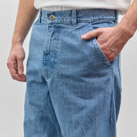 Arpenteur Five Pocket Pant, Bleached Denim