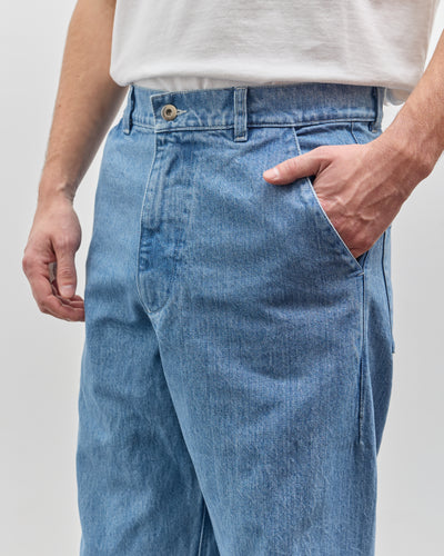 Arpenteur Five Pocket Pant, Bleached Denim