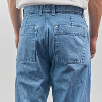 Arpenteur Five Pocket Pant, Bleached Denim