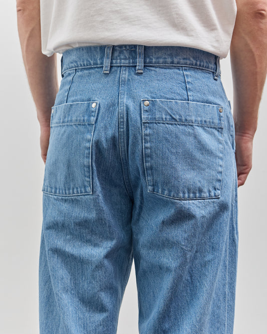 Arpenteur Five Pocket Pant, Bleached Denim