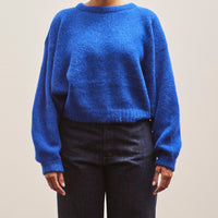 Atelier Delphine Balloon Sleeve Sweater, Blue