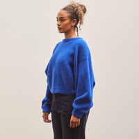 Atelier Delphine Balloon Sleeve Sweater, Blue