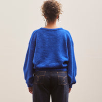 Atelier Delphine Balloon Sleeve Sweater, Blue