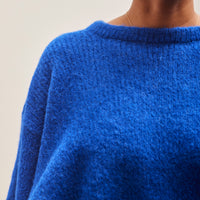 Atelier Delphine Balloon Sleeve Sweater, Blue