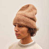 Atelier Delphine Brushed Beanie, Camel