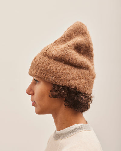 Atelier Delphine Brushed Beanie, Camel