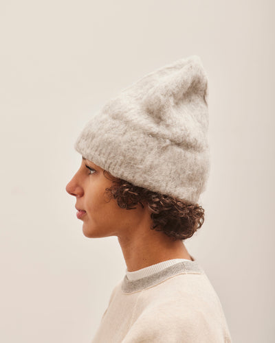 Atelier Delphine Brushed Beanie, Cloud