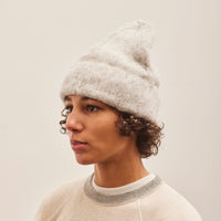 Atelier Delphine Brushed Beanie, Cloud