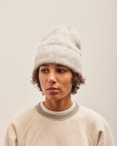 Atelier Delphine Brushed Beanie, Cloud