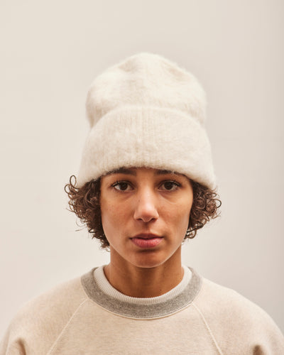 Atelier Delphine Brushed Beanie, Cream