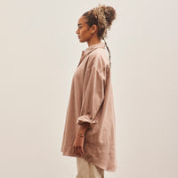 Atelier Delphine Oversized Overlay Washed Wool, Mauve