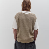 Aviva Jifei Xue Sleeveless Knit Arc Top, Natural Mix