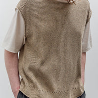 Aviva Jifei Xue Sleeveless Knit Arc Top, Natural Mix