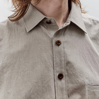 Aviva Jifei Xue Easy Shirt, Warm Gray
