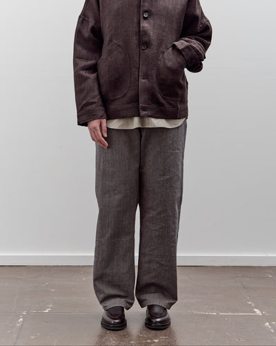 Aviva Jifei Xue 5 Pocket Pant, Persimmon Black Denim