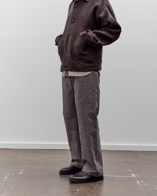 Aviva Jifei Xue 5 Pocket Pant, Persimmon Black Denim