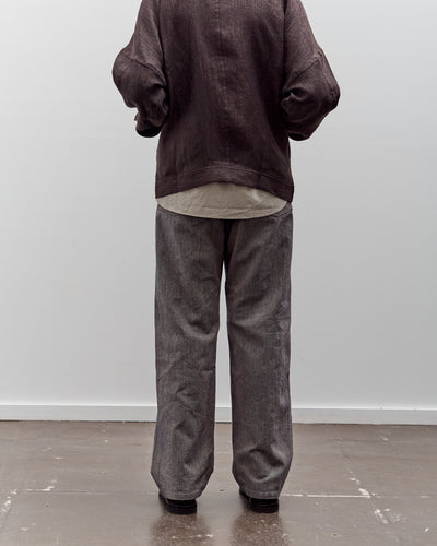 Aviva Jifei Xue 5 Pocket Pant, Persimmon Black Denim