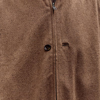 Aviva Jifei Xue Reversible Quilted Zip Vest, Chocolate