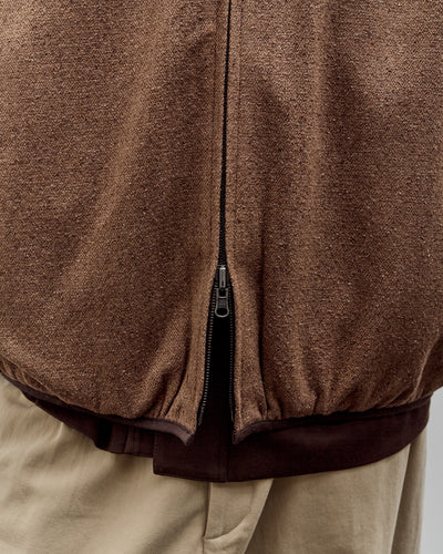 Aviva Jifei Xue Reversible Quilted Zip Vest, Chocolate