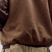 Aviva Jifei Xue Reversible Quilted Zip Vest, Chocolate