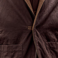 Aviva Jifei Xue Reversible Quilted Zip Vest, Chocolate