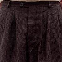 Aviva Jifei Xue Triple Pleat Pant, Black Mix