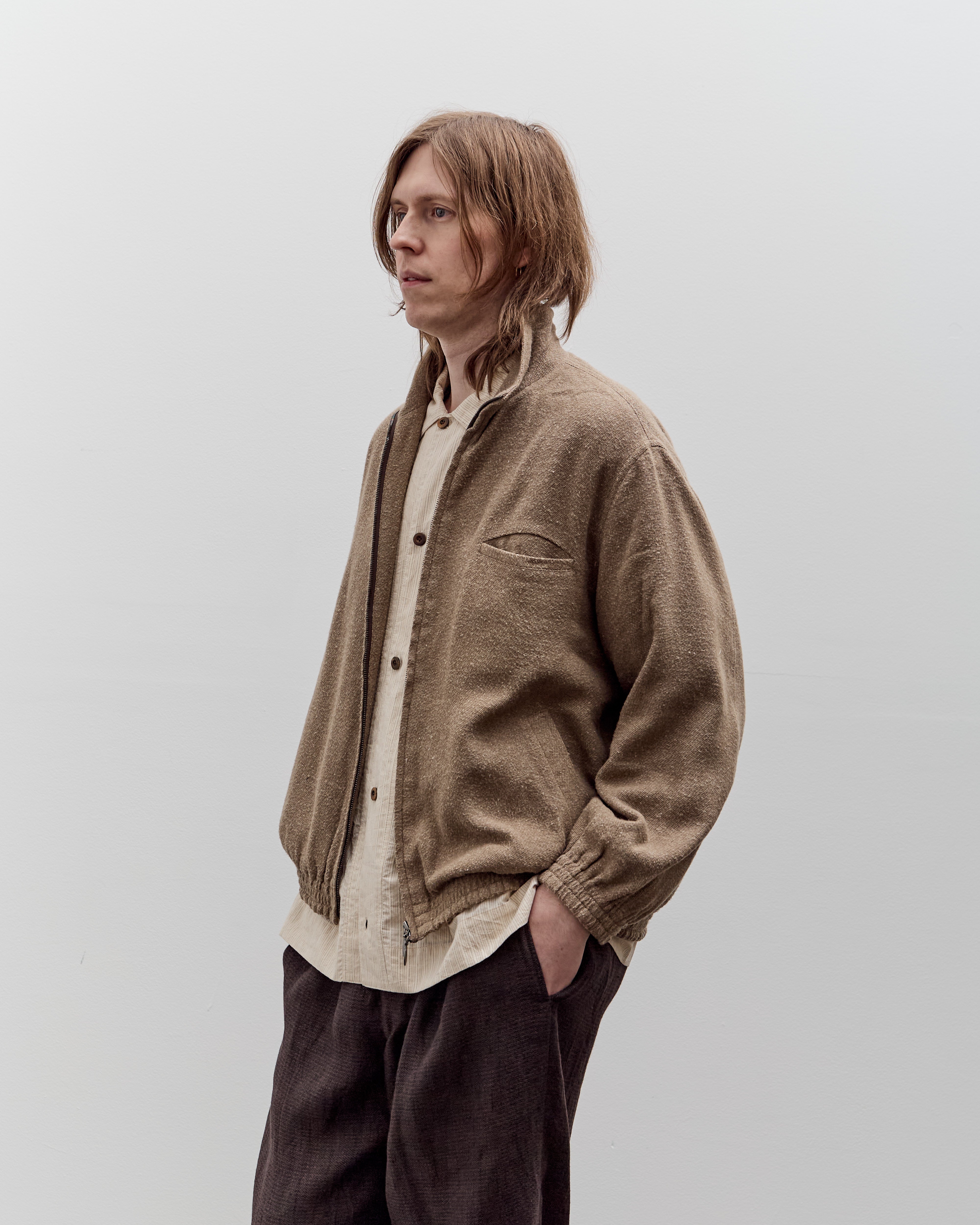 Aviva Jifei Xue Track Blouson, Beige – Glasswing