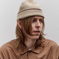 Aviva Jifei Xue Fold Beanie, Natural Mix