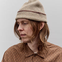 Aviva Jifei Xue Fold Beanie, Natural Mix