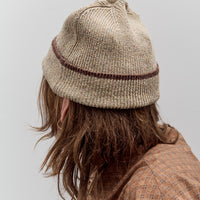 Aviva Jifei Xue Fold Beanie, Natural Mix
