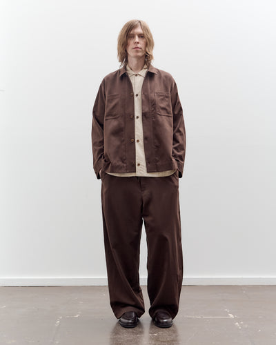 Aviva Jifei Xue Boxy Shirt, Chocolate