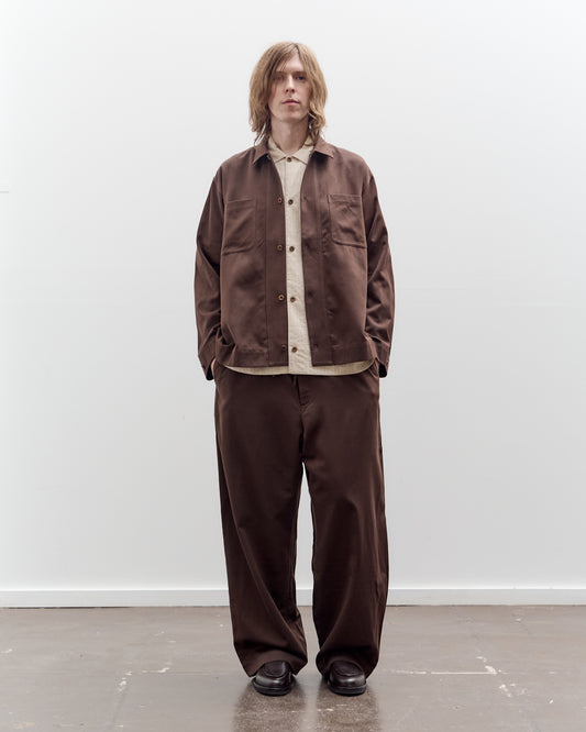 Aviva Jifei Xue Boxy Shirt, Chocolate