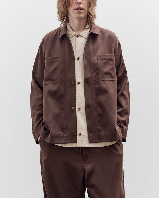 Aviva Jifei Xue Boxy Shirt, Chocolate
