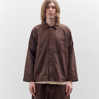 Aviva Jifei Xue Boxy Shirt, Chocolate