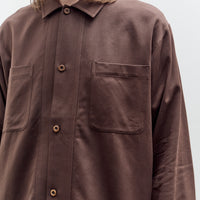 Aviva Jifei Xue Boxy Shirt, Chocolate