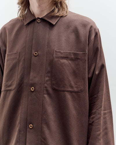 Aviva Jifei Xue Boxy Shirt, Chocolate