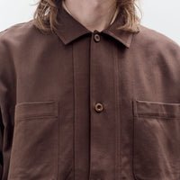 Aviva Jifei Xue Boxy Shirt, Chocolate
