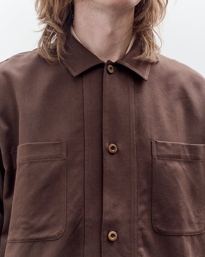 Aviva Jifei Xue Boxy Shirt, Chocolate