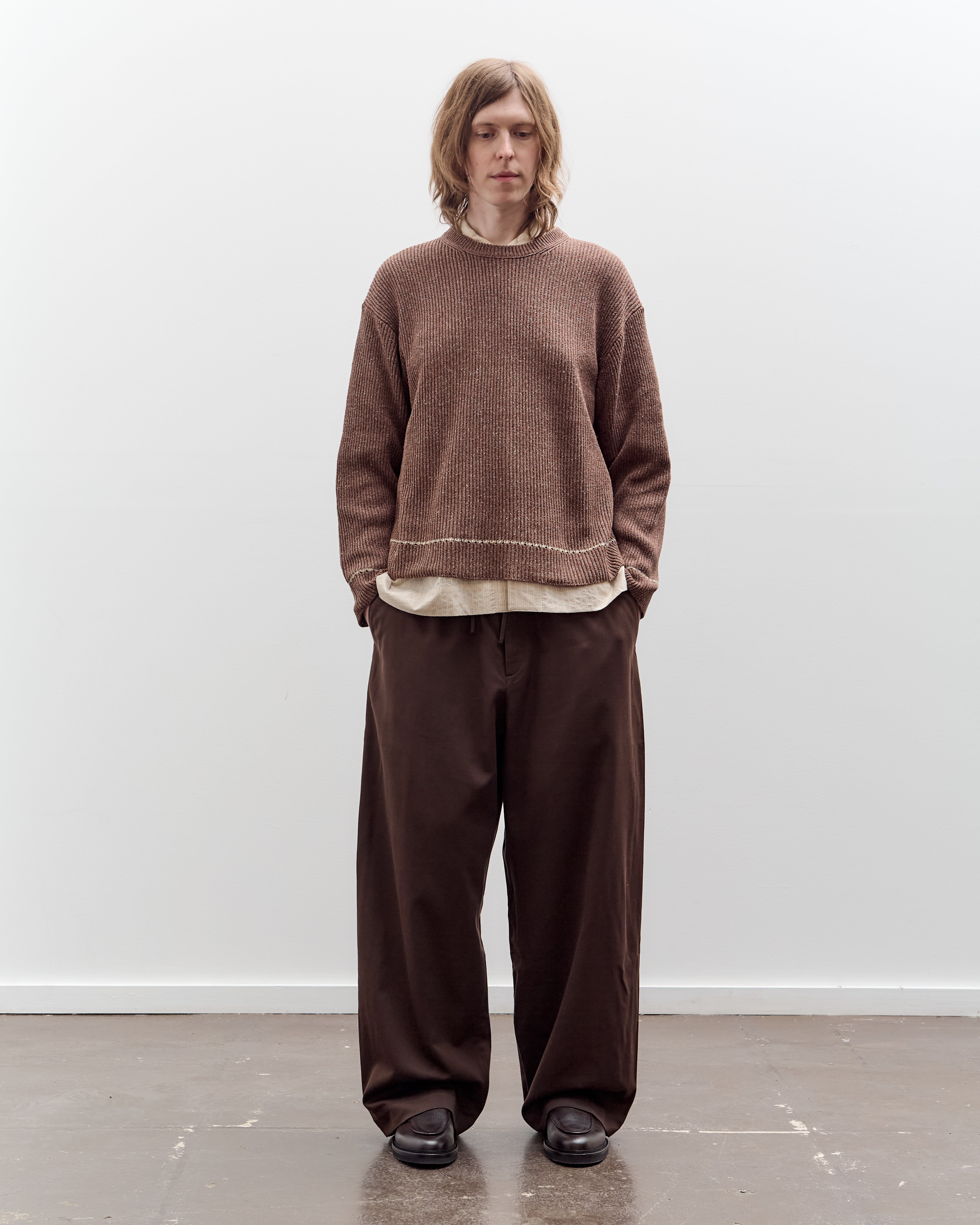 Aviva Jifei Xue Drawstring Pants, Chocolate – Glasswing