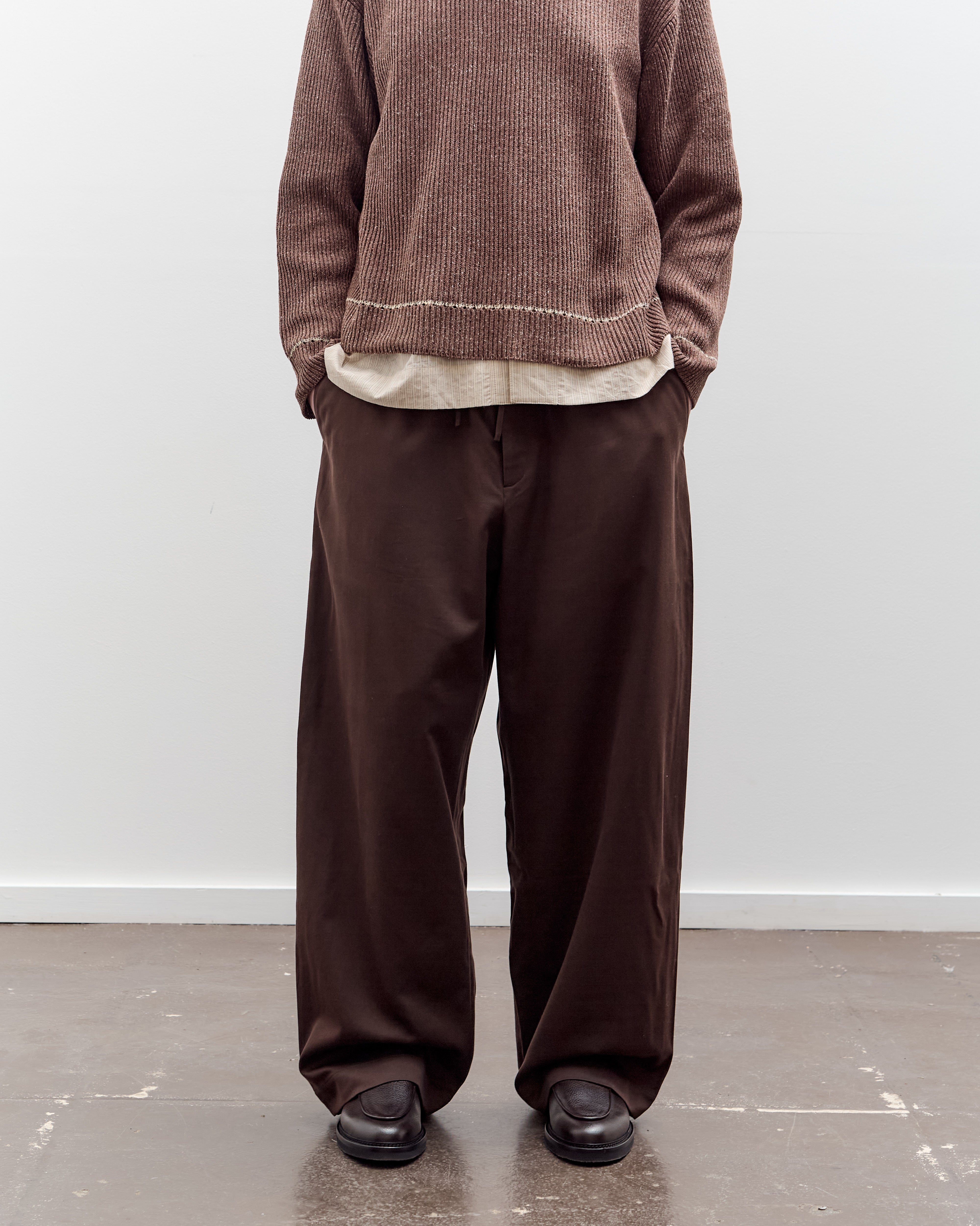 Aviva Jifei Xue Drawstring Pants, Chocolate – Glasswing