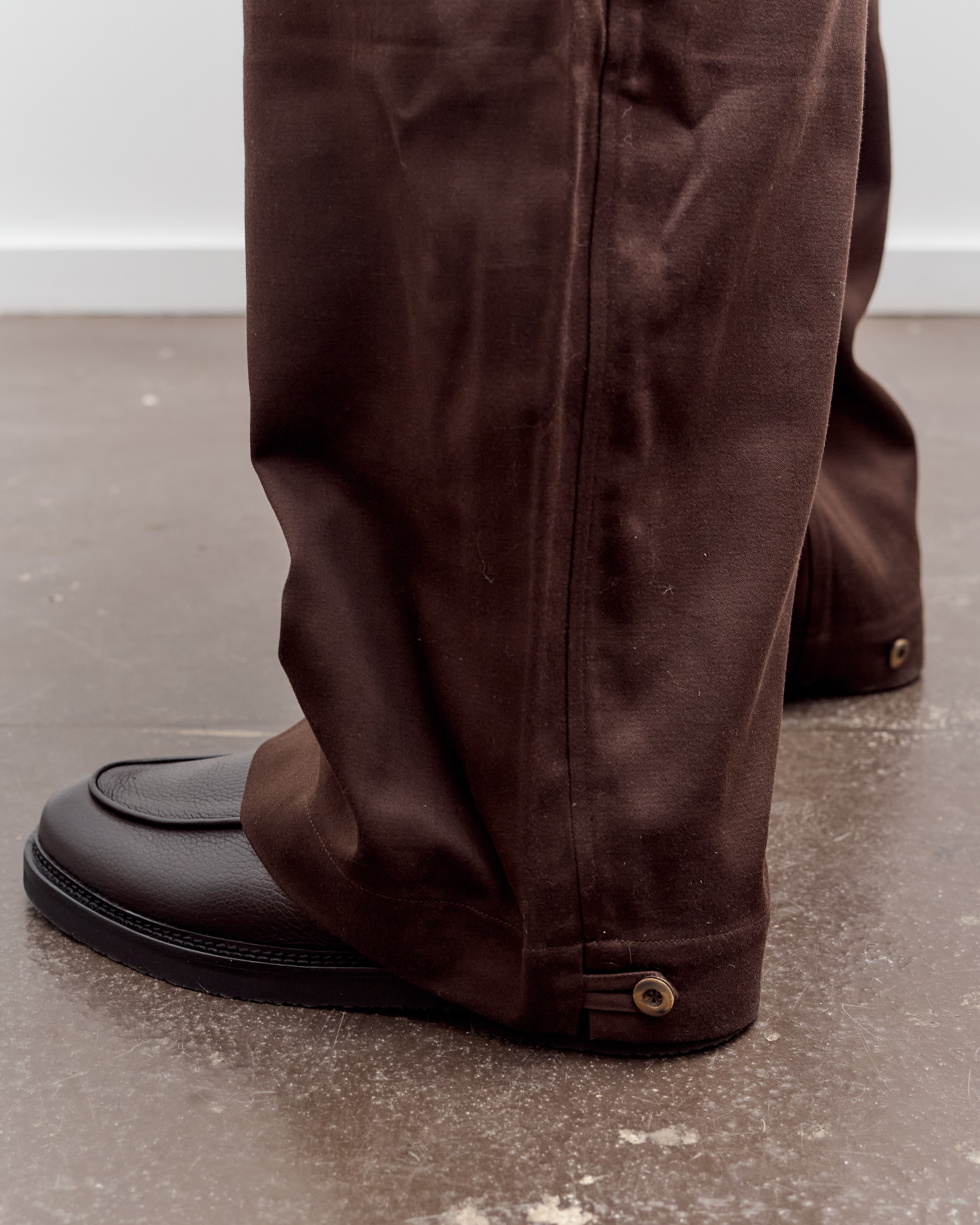Aviva Jifei Xue Drawstring Pants, Chocolate – Glasswing