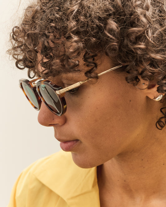 Ayame Jura Sunglasses, Dark Turtle