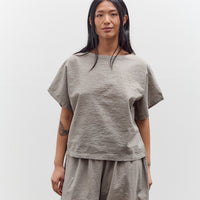 Black Crane Boxed Top, P. Grey
