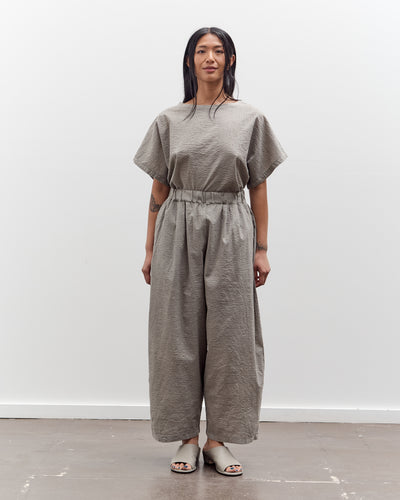 Black Crane Boxed Top, P. Grey