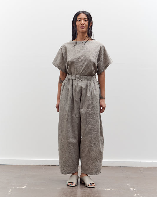 Black Crane Boxed Top, P. Grey