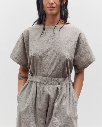 Black Crane Boxed Top, P. Grey