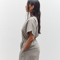 Black Crane Boxed Top, P. Grey