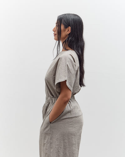 Black Crane Boxed Top, P. Grey